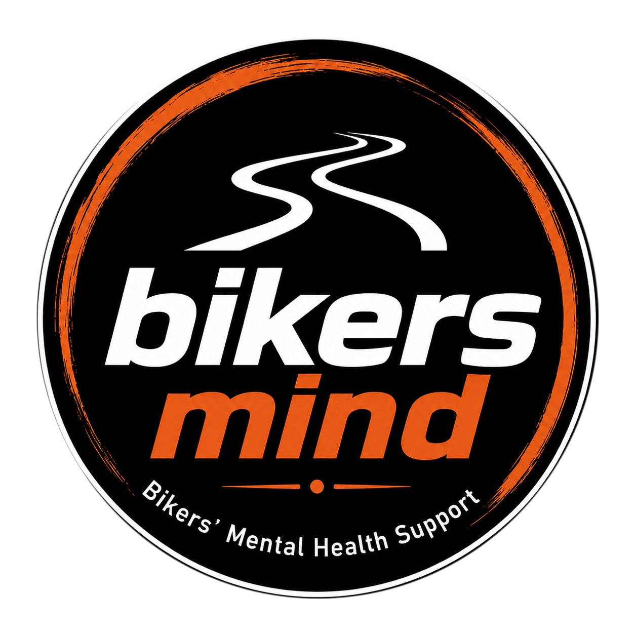 Bikers' Mind logo. Bikers' Mental Health Support